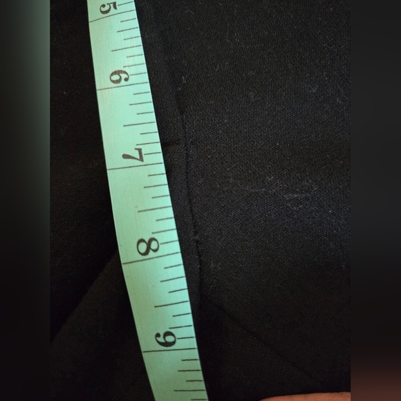 Sandra Angelozzi | Black Wide-Leg Pants with Classic Silhouette, Size 36 - Picture 6 of 8